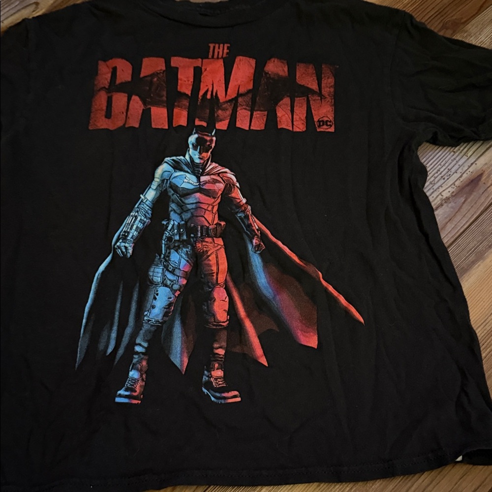 The Batman Graphic Tee for Kids - Black and Red